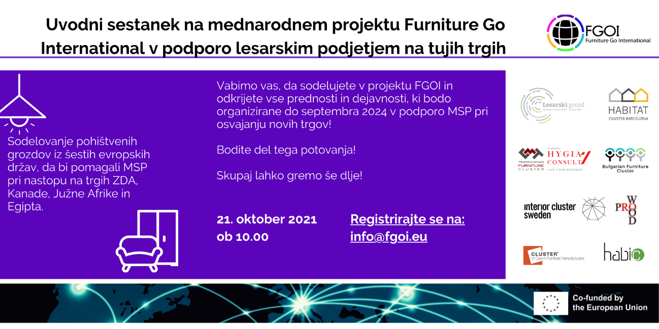 (SL) Furniture Go International: vzpostavljanje zavezništev, odpiranje tujih trgov